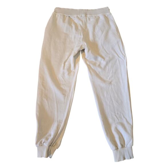 Moschino Teddy Bear Joggers White Sweatpants XL Embroidered Logo Lounge - Picture 2 of 5